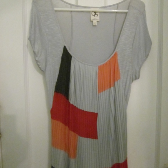 Anthro One September Top S Color Swatch Accordian - Picture 3 of 8